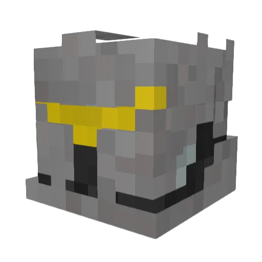 Opello Minecraft avatar head, 3D render
