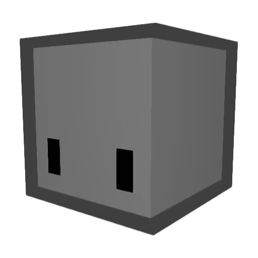 OpenCluster Minecraft avatar head, 3D render