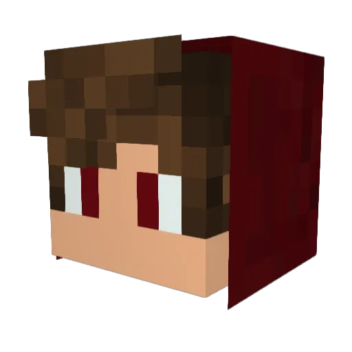 OperaticLeader5 Minecraft avatar head, 3D render
