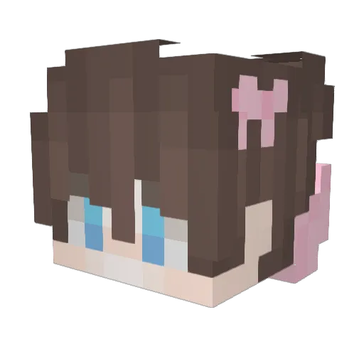 OperatingMA Minecraft avatar head, 3D render