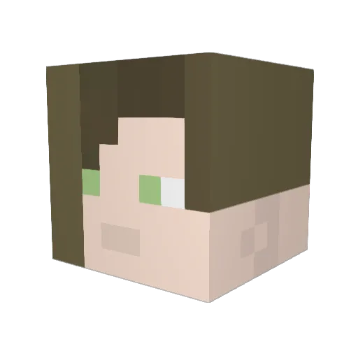 OperationDizzy Minecraft avatar head, 3D render