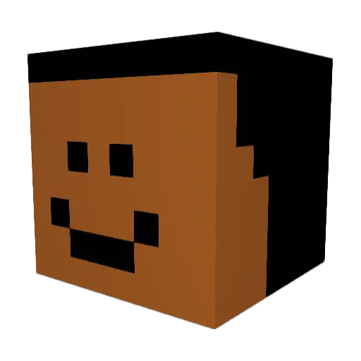 OperationYurt Minecraft avatar head, 3D render