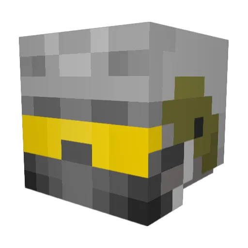 OperatorUSMC Minecraft avatar head, 3D render