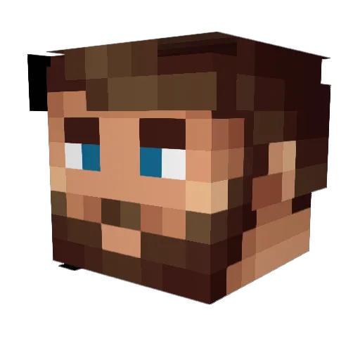 OperatorZ Minecraft avatar head, 3D render