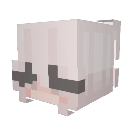 Operiety Minecraft avatar head, 3D render