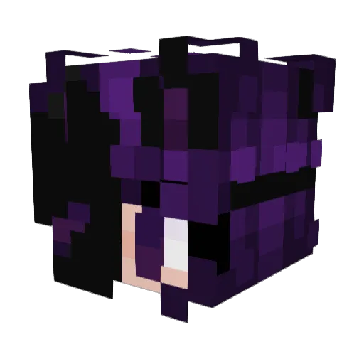 Ophelia_97 Minecraft avatar head, 3D render
