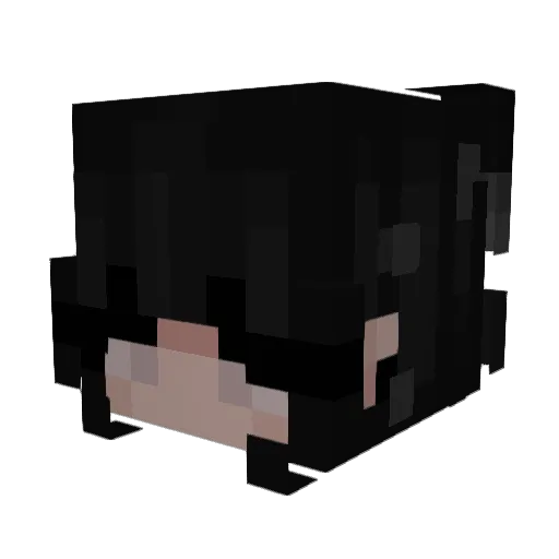 Ophelia_DA_ Minecraft avatar head, 3D render