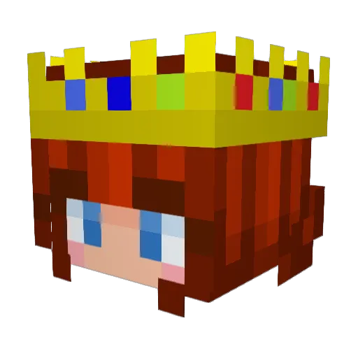 Ophenn Minecraft avatar head, 3D render