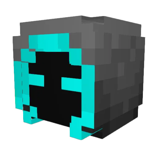 Ophil2 Minecraft avatar head, 3D render