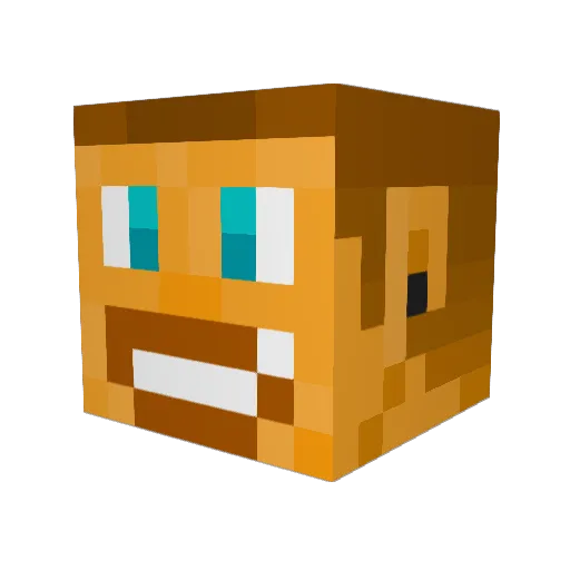 OphoenixO Minecraft avatar head, 3D render