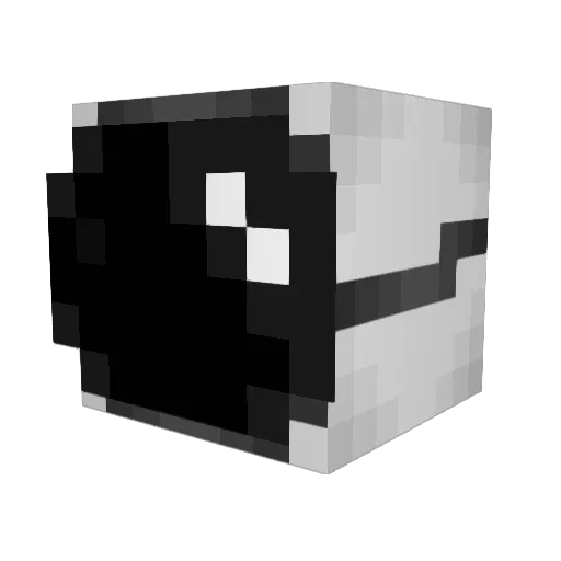 OpiatInMeimCup Minecraft avatar head, 3D render