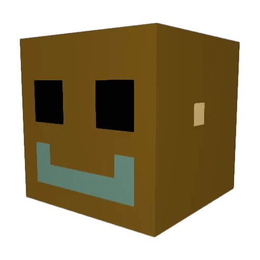OpickaH10 Minecraft avatar head, 3D render