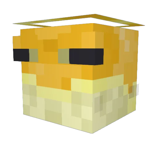 Opioid_Frog Minecraft avatar head, 3D render