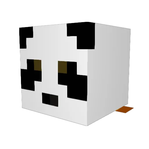Opitec_6 Minecraft avatar head, 3D render