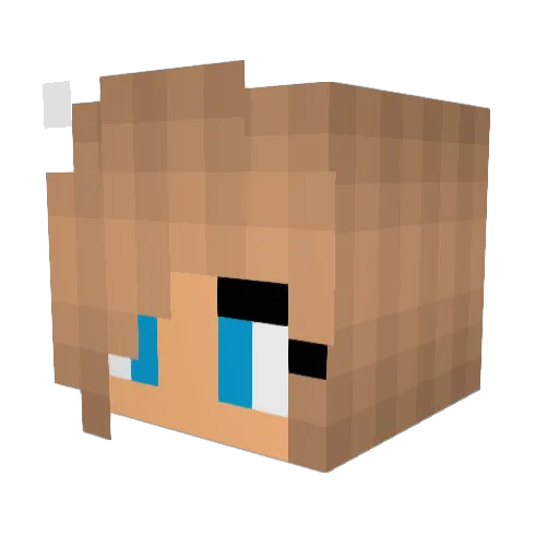 OplatekDan Minecraft avatar head, 3D render