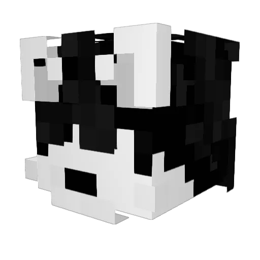 Oploshu Minecraft avatar head, 3D render