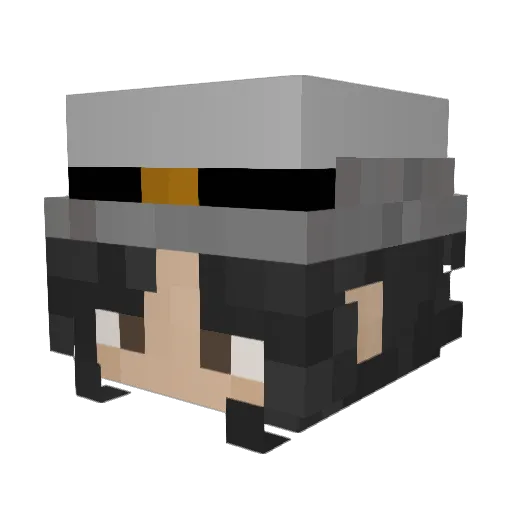 OpolCost112 Minecraft avatar head, 3D render