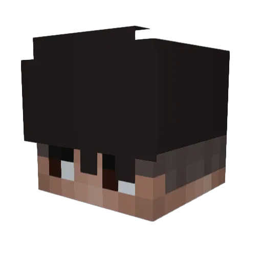 OppShottaa Minecraft avatar head, 3D render