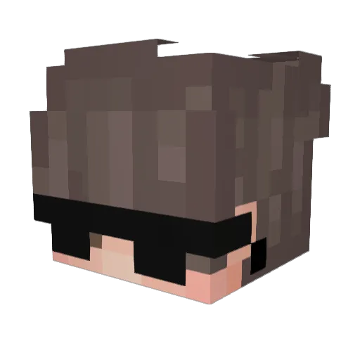 OppStoppaRemix Minecraft avatar head, 3D render