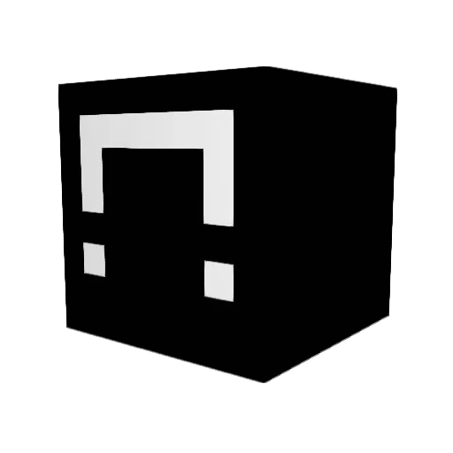 OppaiSensei Minecraft avatar head, 3D render