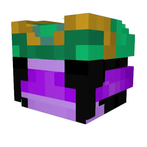 Oppalle Minecraft avatar head, 3D render