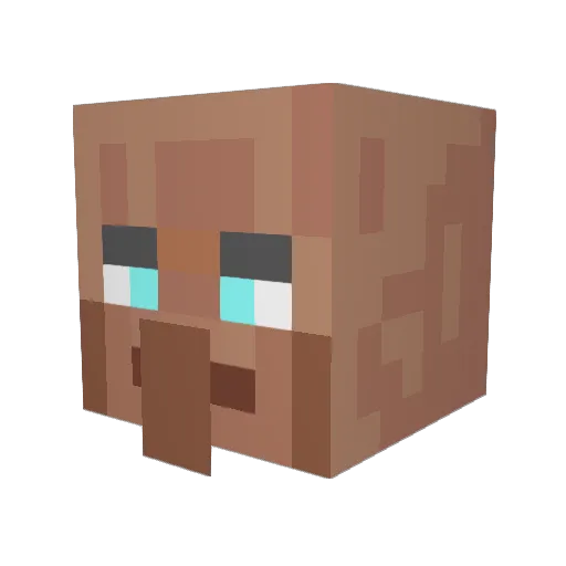 Opperbuil Minecraft avatar head, 3D render