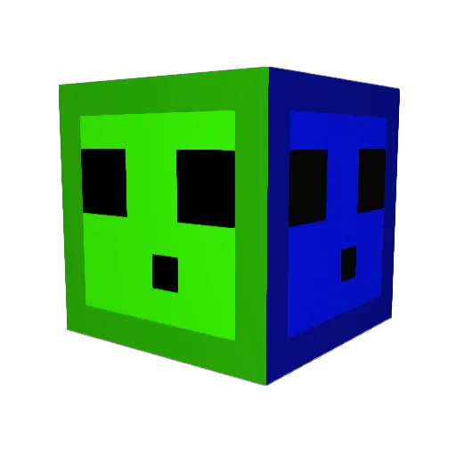 Oppolop35 Minecraft avatar head, 3D render
