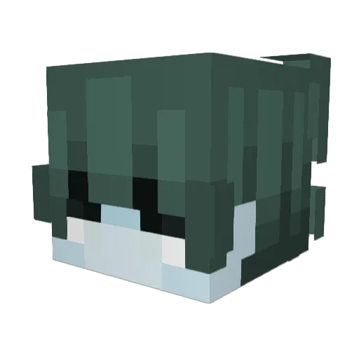OppsDead Minecraft avatar head, 3D render