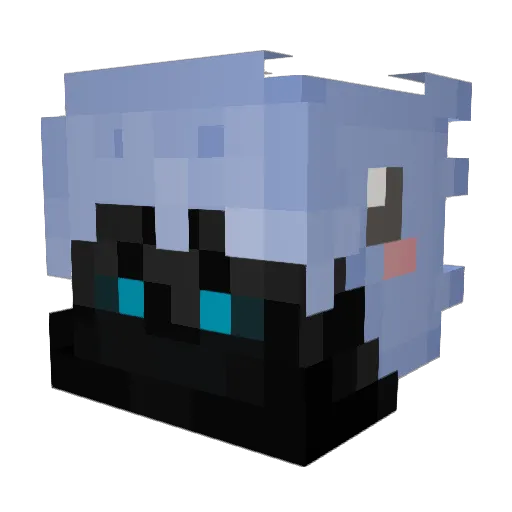 Opresxic Minecraft avatar head, 3D render