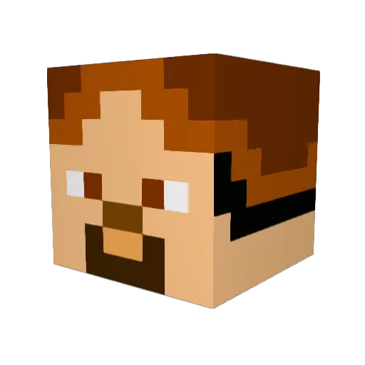 OpsTorch Minecraft avatar head, 3D render