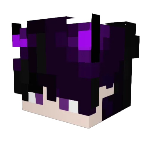 Ops_zeno Minecraft avatar head, 3D render