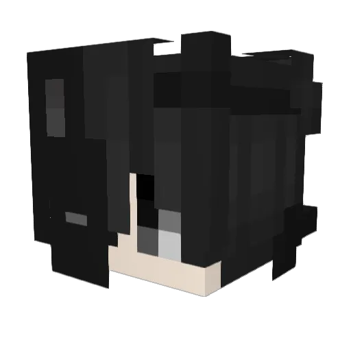 Opsik255 Minecraft avatar head, 3D render