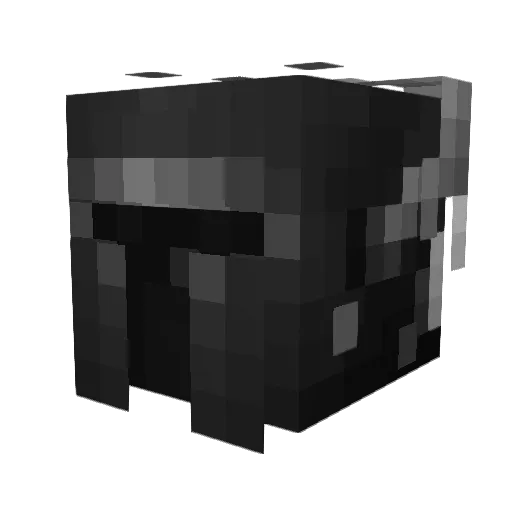 Opsz_2 Minecraft avatar head, 3D render