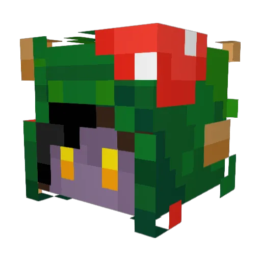 Opten23 Minecraft avatar head, 3D render