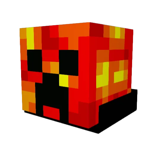 OpticCoast28763 Minecraft avatar head, 3D render