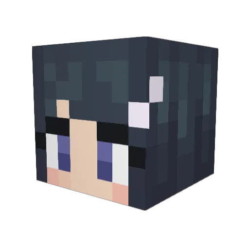 OpticalSoul Minecraft avatar head, 3D render