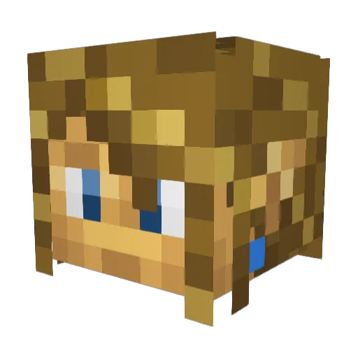OptimalBlade22 Minecraft avatar head, 3D render