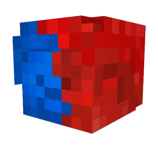 Optimisticals Minecraft avatar head, 3D render