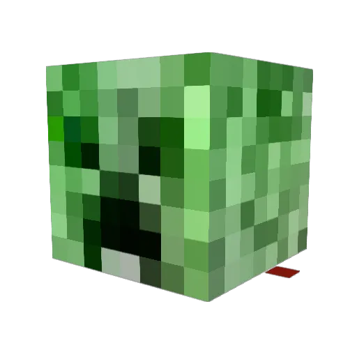 OptimumParty597 Minecraft avatar head, 3D render
