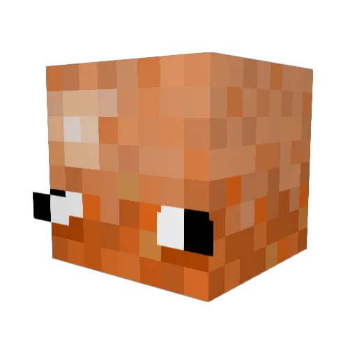 OptimusQuill Minecraft avatar head, 3D render