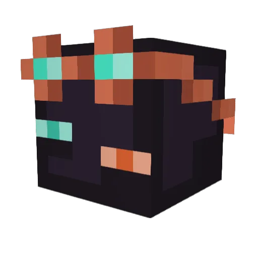 Optophobia Minecraft avatar head, 3D render
