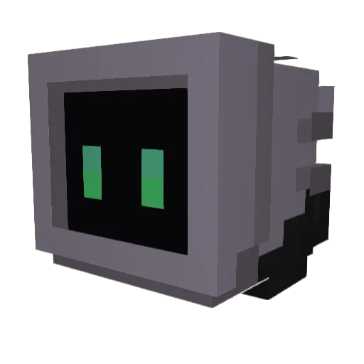 Oqtiz Minecraft avatar head, 3D render