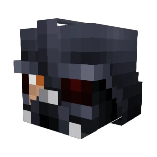 Or0m1s Minecraft avatar head, 3D render