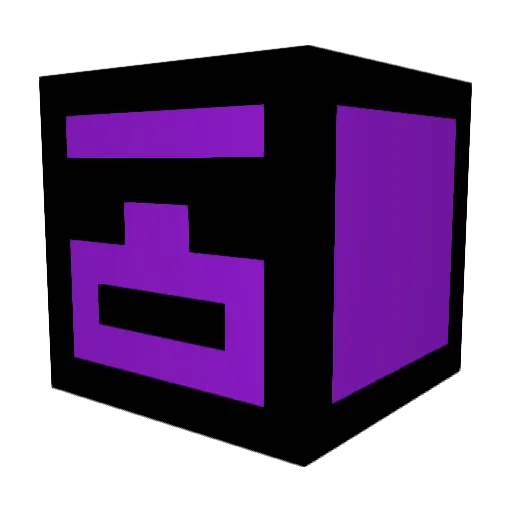 Or13biR Minecraft avatar head, 3D render