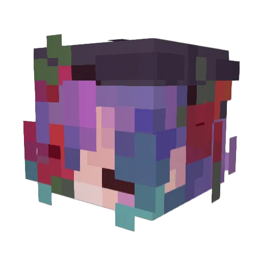 Or3oKoki Minecraft avatar head, 3D render