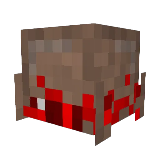 OrCrawn Minecraft avatar head, 3D render