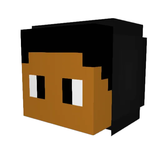 OrNahh Minecraft avatar head, 3D render