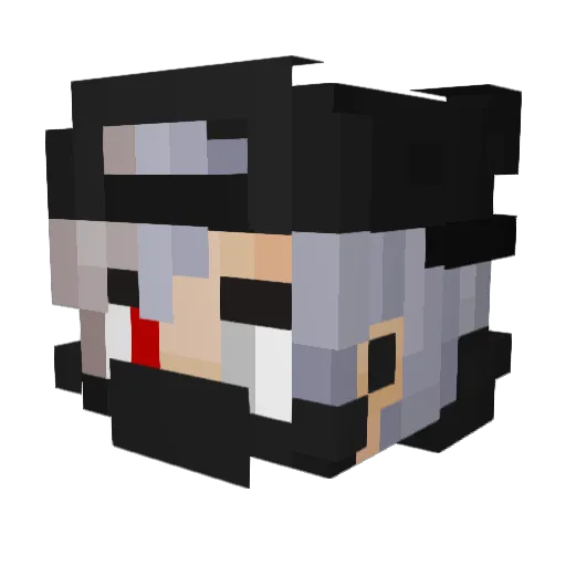Orachor Minecraft avatar head, 3D render
