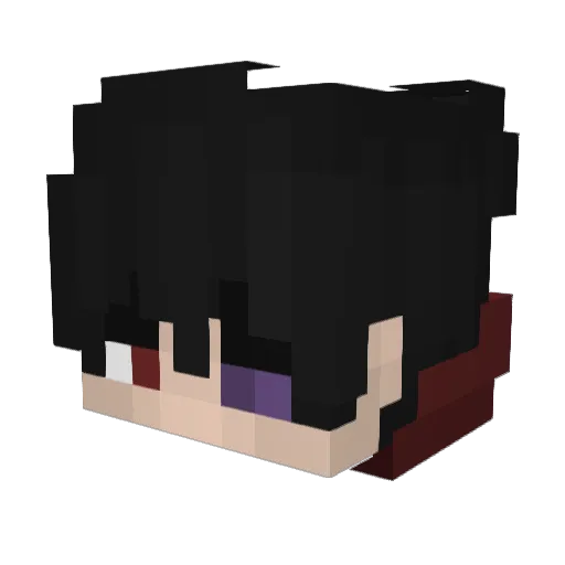 Oraci007 Minecraft avatar head, 3D render