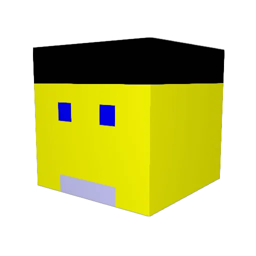Oracle42 Minecraft avatar head, 3D render